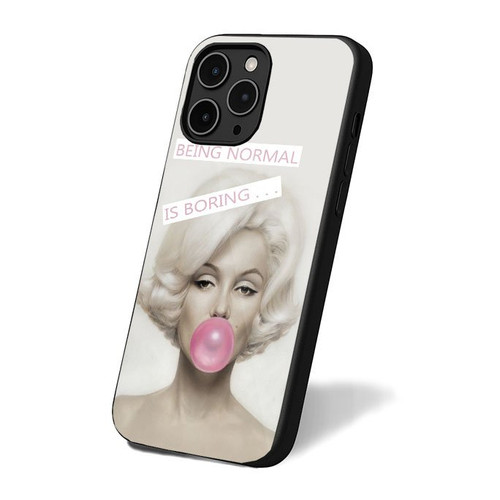 Marilyn Monroe Beingmal Is Boring iPhone 16 Case Cover