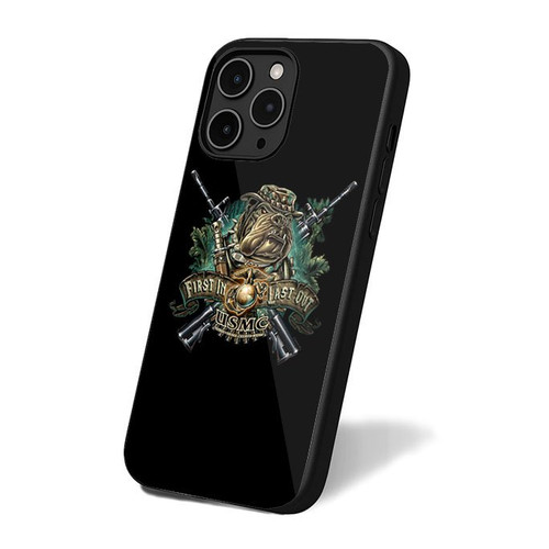 Marine Devil Dog First In Last Out iPhone 16 Case Cover
