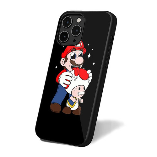 Mario Licking Toad iPhone 16 Case Cover
