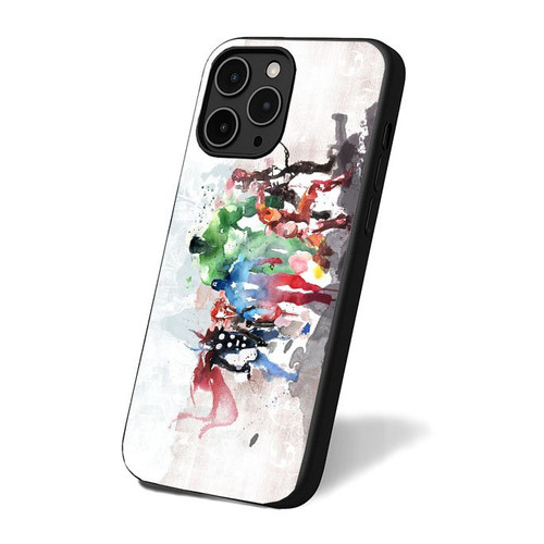 Marvel Avengers Paint Hulk Captain Thor iPhone 16 Case Cover