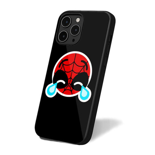 Marvel Spider Man Funny Emoji iPhone 16 Case Cover