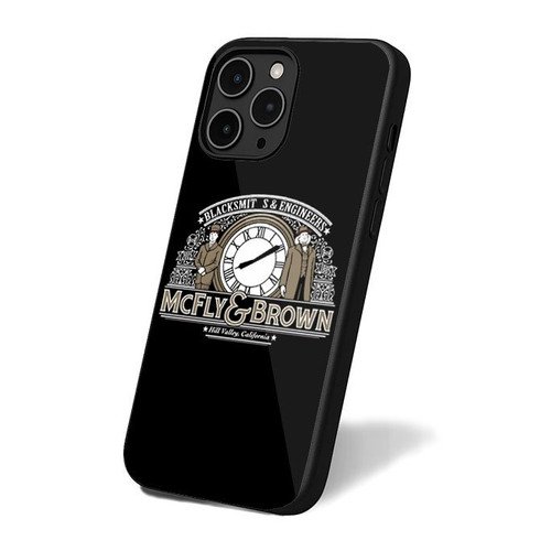 Mcfly & Brown Blacksmiths Back To The Future iPhone 16 Case Cover