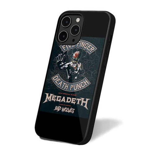 Megadeth Five Finger Punch iPhone 16 Case Cover