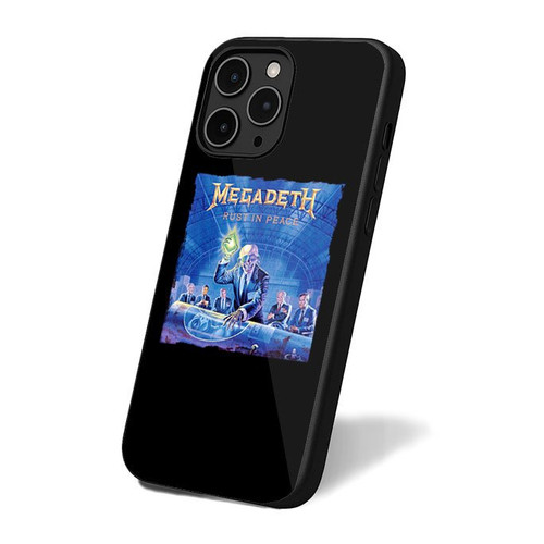 Megadeth Rust In Peace Black iPhone 16 Case Cover