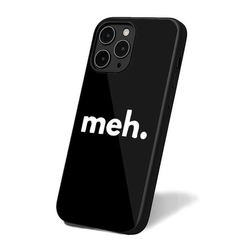Meh Funny iPhone 16 Case Cover