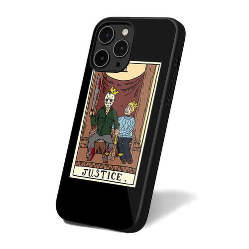Men's Horror Arcana - Justice iPhone 16 Case Cover