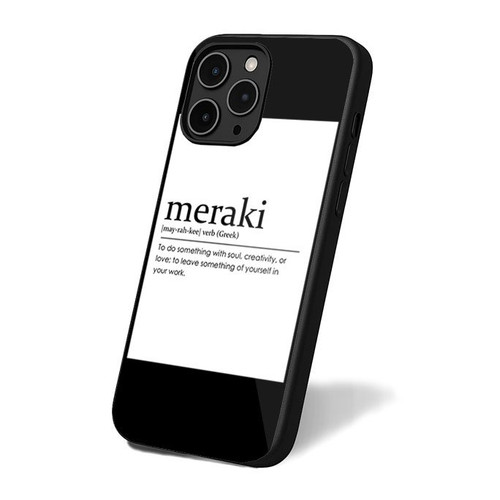 Meraki Definition iPhone 16 Case Cover