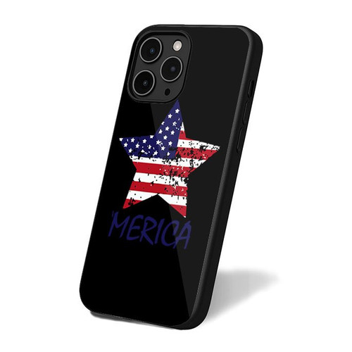 Merica American Flag Star Spangled 4Th Of July iPhone 16 Case Cover