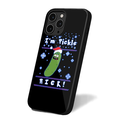Merry Christmas Im Pickle Rick iPhone 16 Case Cover