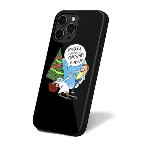 Merry Christmas Rick And Morty iPhone 16 Case Cover