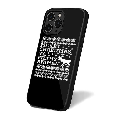 Merry Christmas Ya Filthy Animal Funny Xmas Ugly Christmas Party Black Friday Christmas iPhone 16 Case Cover