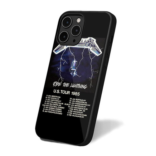 Metallica Ride The Lightning Tracks iPhone 16 Case Cover