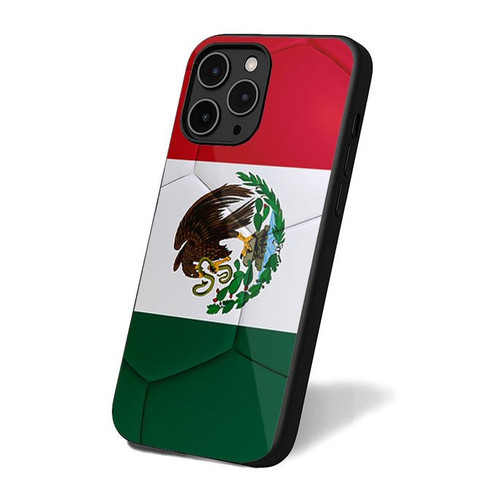 Mexico Country Flag Soccer Ball World Cup iPhone 16 Case Cover