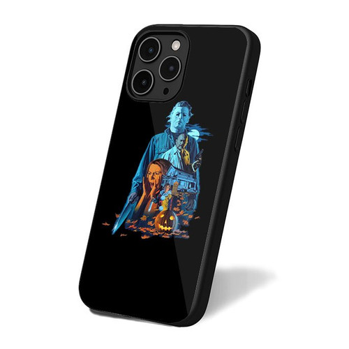 Michael Myers Halloween Retro Art Simple iPhone 16 Case Cover
