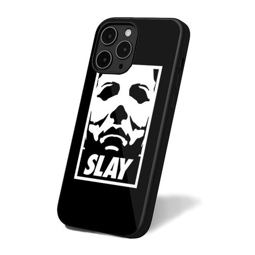 Michael Myers Halloween Slay Zombie Horror Retro Simple Art Vintage iPhone 16 Case Cover