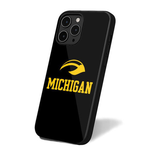 Michigan Wolverines Retro Vintage Simple Art iPhone 16 Case Cover
