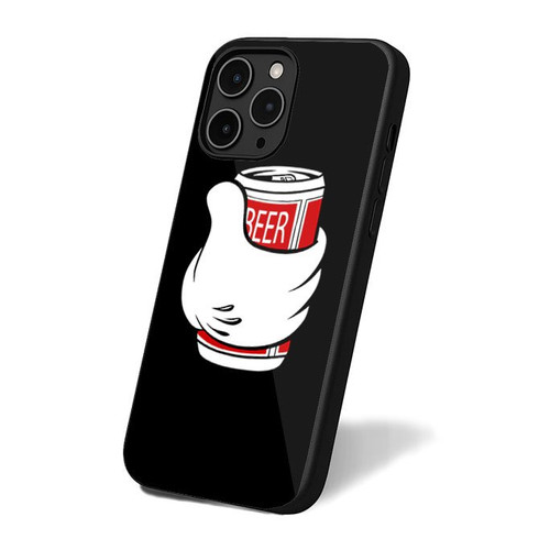 Mickey Beer Hand Disney Funny iPhone 16 Case Cover