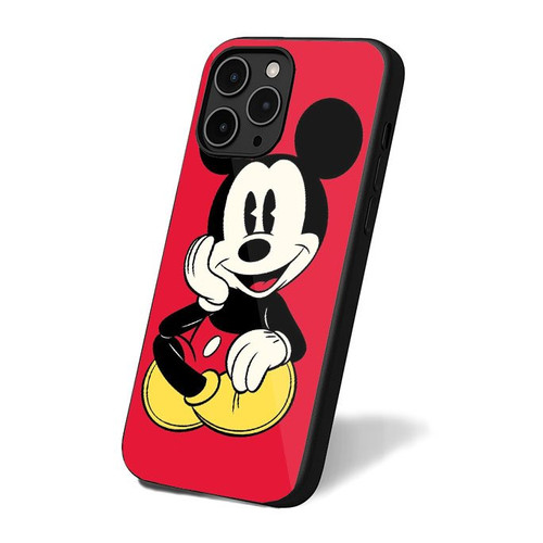 Mickey Mouse Cartoon Classic Vintage Art Retro Simple iPhone 16 Case Cover