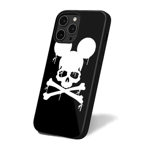 Mickey Mouse Skull And Cross Bones iPhone 16 Case Cover