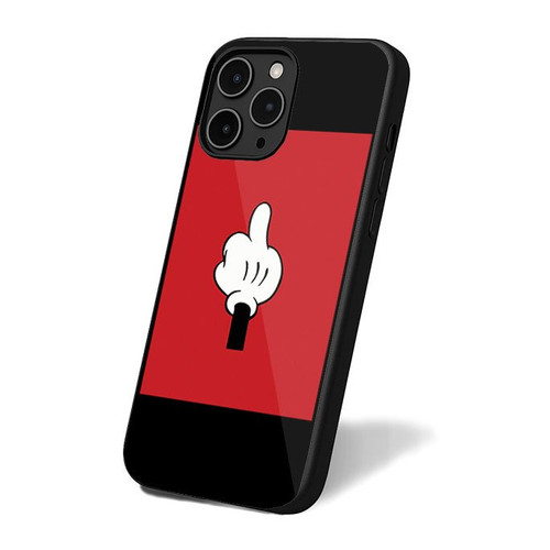Mickey The Middle Finger iPhone 16 Case Cover