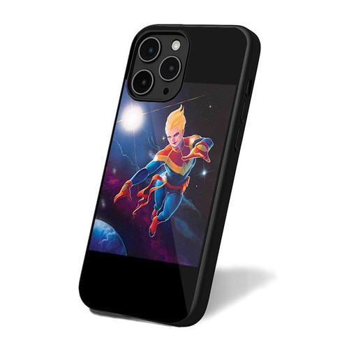Mighty Captain Marvel iPhone 16 Case Cover