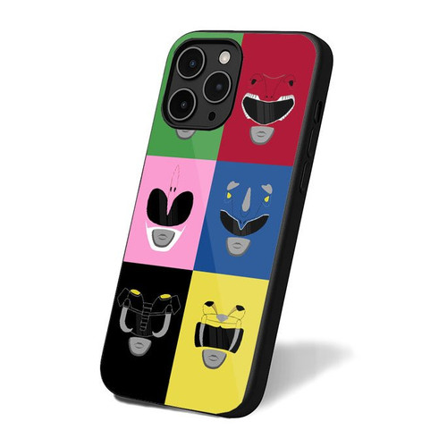 Mighty Morphin Power Rangers Classic Art Retro Simple Vintage iPhone 16 Case Cover