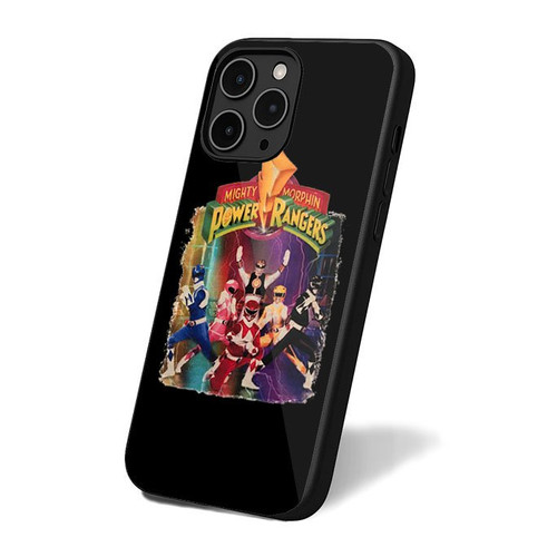 Mighty Morphin Power Rangers Classic Retro Vintage Art Simple iPhone 16 Case Cover