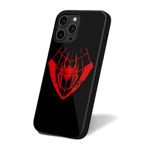 Miles Morales Spiderman Logo iPhone 16 Case Cover