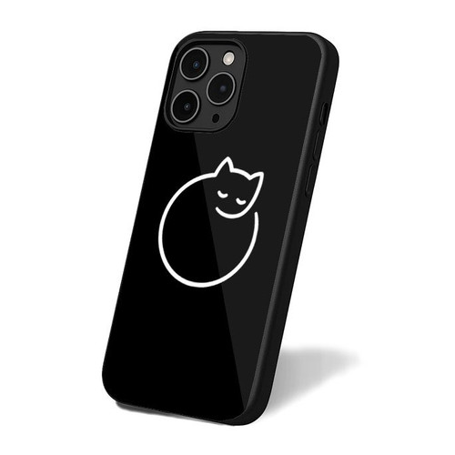 Minimal Cat iPhone 16 Case Cover