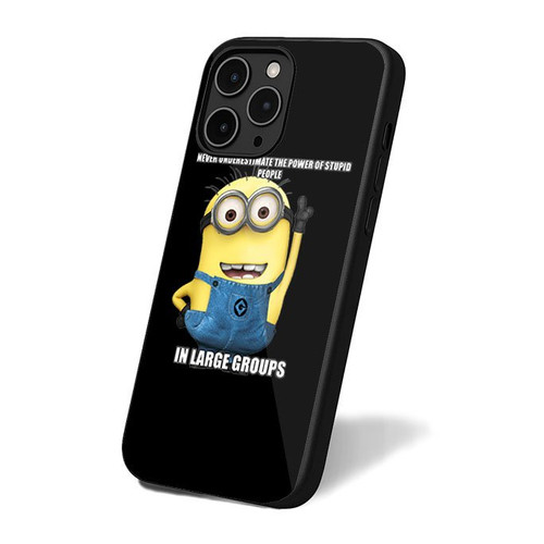Minion Not Stupid iPhone 16 Case Cover