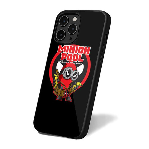 Minion Pool Funny Deadpool Movie Parody iPhone 16 Case Cover