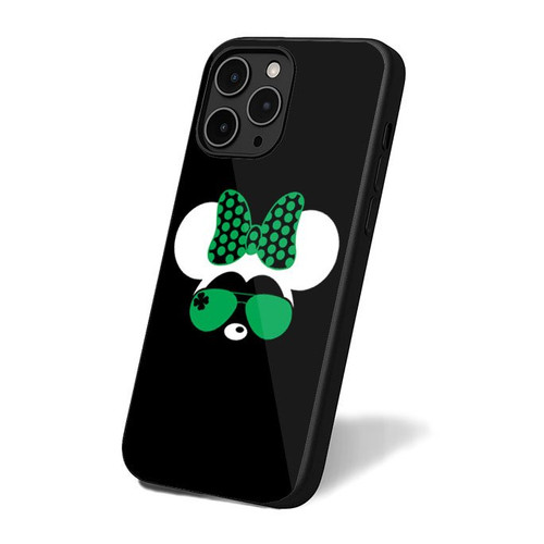 Minnie Mouse Clover Sunglasses iPhone 16 Case Cover