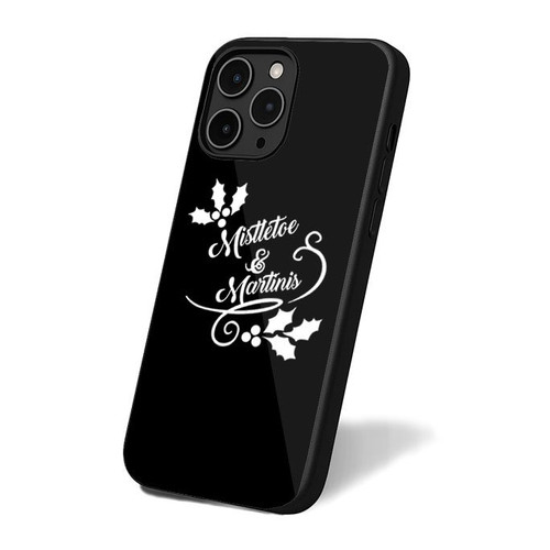 Mistletoe And Martinis Holiday Merry And Bright iPhone 16 Case Cover