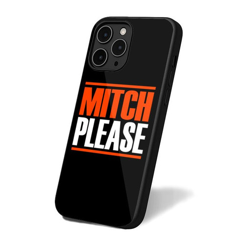 Mitch Please Bold Art Vintage Simple iPhone 16 Case Cover