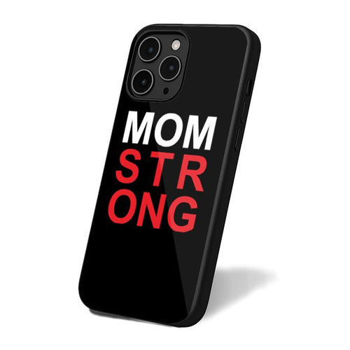 Mom Strong Gym Yoga Workout iPhone 16 Case Cover