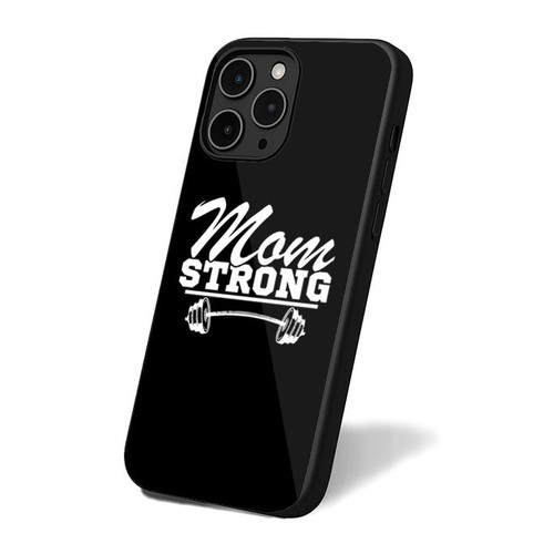 Mom Strong iPhone 16 Case Cover