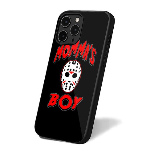 Momma's Boy Friday The 13Th Jason Inspired Classic Vintage Retro Art Simple iPhone 16 Case Cover