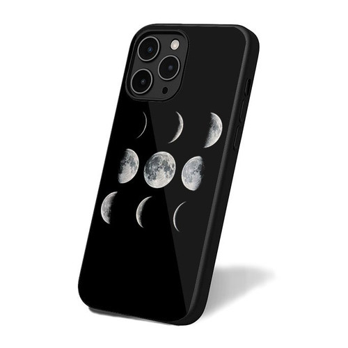 Moon Art Moon Phases Solar System Space Art iPhone 16 Case Cover