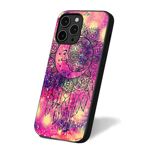 Moon Dreamcatcher Tie Dye iPhone 16 Case Cover