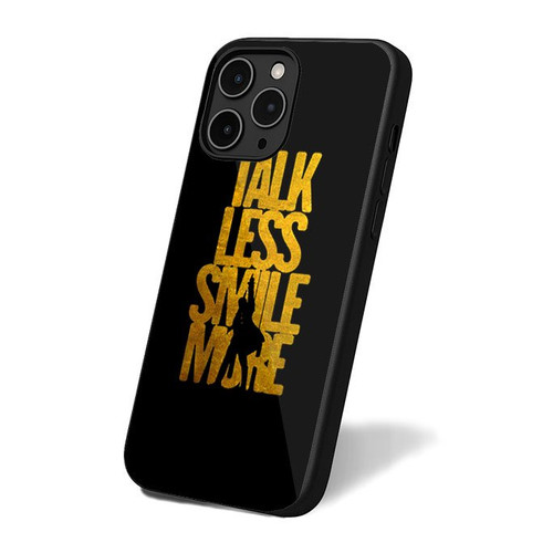 More Talk Less Smile More iPhone 16 Case Cover