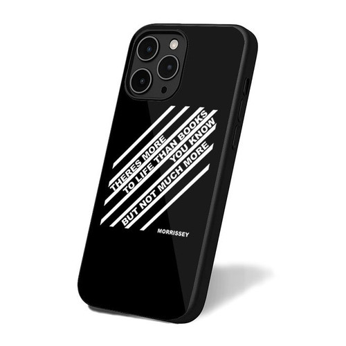 Morrissey There's More To Life Than Books Quotes iPhone 16 Case Cover
