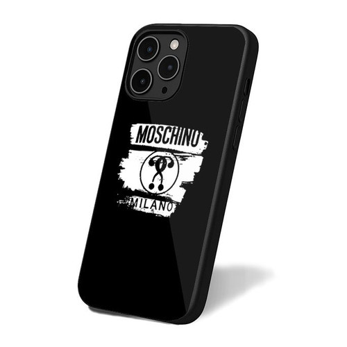 Moschino Milano Rainbow Logo iPhone 16 Case Cover