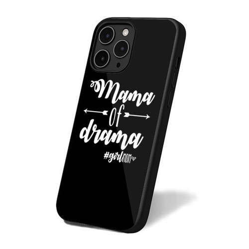 Motherhood Mom Of Girls Mama Of Drama Retro Art Vintage Simple iPhone 16 Case Cover