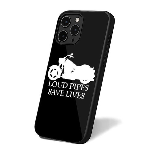 Motorcycle Loud Pipes Save Lives Cruiser iPhone 16 Case Cover