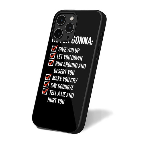 Never Gonna Give You Up iPhone 16 Case Cover