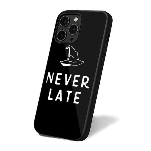 Never Late Wizard Sorry I'm Late Book Lover Literary iPhone 16 Case Cover