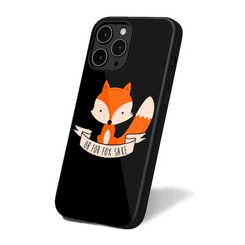 Oh For Fox Sake Classic Simple Vintage Art Retro iPhone 16 Case Cover