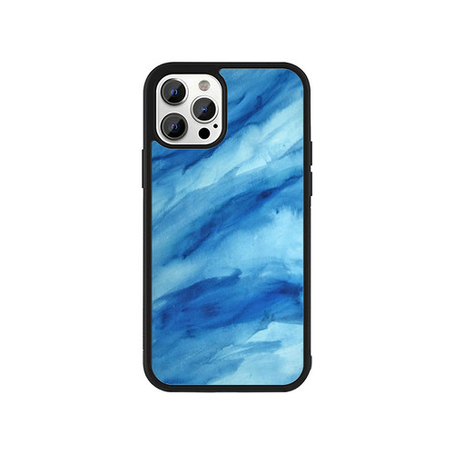 Blue Dark Watercolor Pattern iPhone 13 / 13 Mini / 13 Pro / 13 Pro Max Case Cover