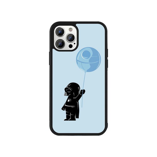 Baby Darth Vader With Death Star Balloon Funny Retro Art iPhone 13 / 13 Mini / 13 Pro / 13 Pro Max Case Cover