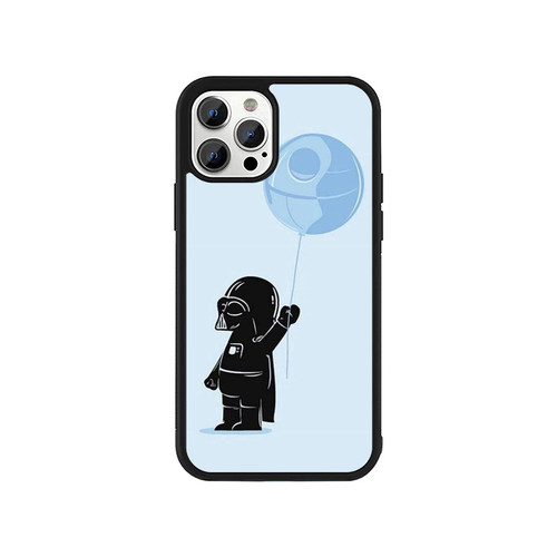Baby Darth Vader With Death Star Balloon Funny Retro iPhone 13 / 13 Mini / 13 Pro / 13 Pro Max Case Cover